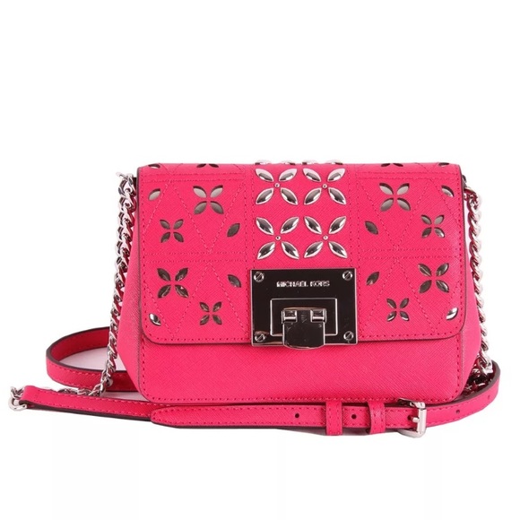 Michael Kors Handbags - Authentic Michael Kors leather w studs Crossbody